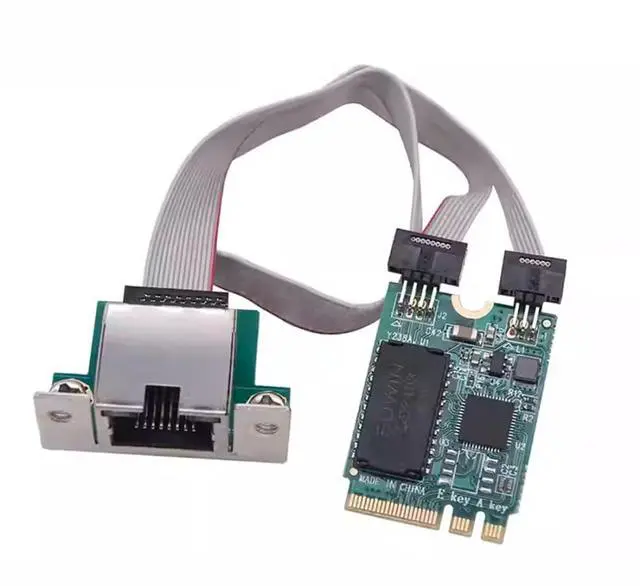 Main image of Wireless M.2(A+E Key) to RJ45 Network Adapter,2.5G Gigabi Ethernet Network Card Adapter for Win XP/7/8/10/Linux/Vista/MacOS