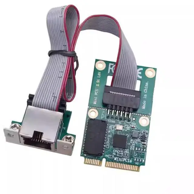 Main image of Wireless Mini PCI-E to RJ45 Network Adapter,2.5G Gigabi Ethernet Network Card Adapter for Win XP/7/8/10/Linux/Vista/MacOS