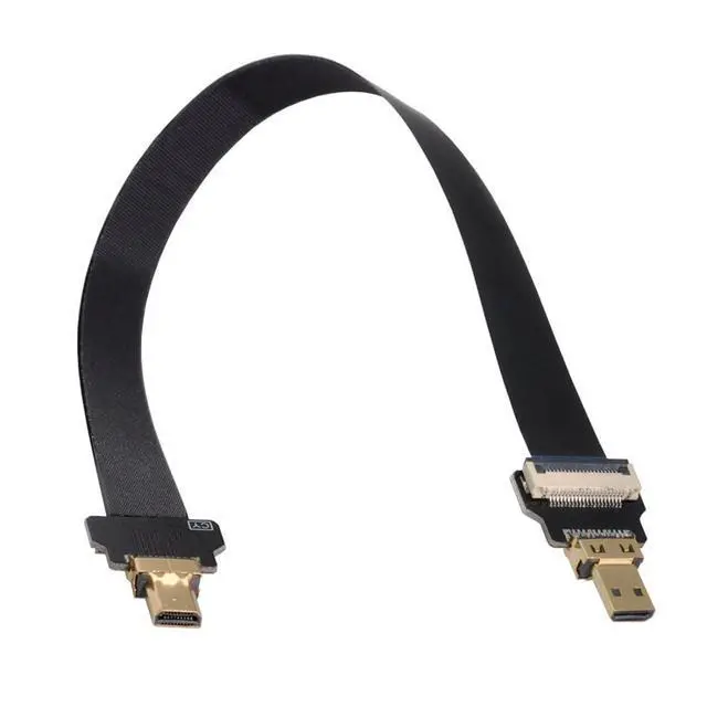 Alt view image 5 of 6 - CYFPV Micro HDMI Male to Male Extension FPC Flat Cable 1080P for FPV HDTV Multicopter Aerial Photography 0.5M