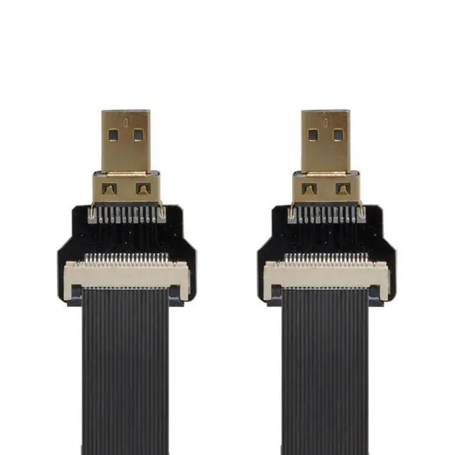Alt view image 6 of 6 - CYFPV Micro HDMI Male to Male Extension FPC Flat Cable 1080P for FPV HDTV Multicopter Aerial Photography 0.5M