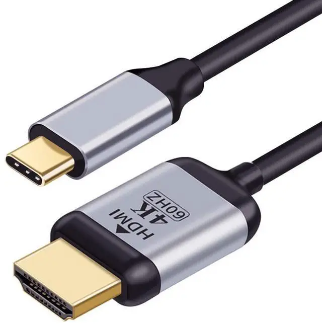 Main image of CY USB C to HDMI Adapter 4K@60HZ for Monitor Laptop HDMI to USB C USB3.1 Type-C to HDMI Cable 1.8m