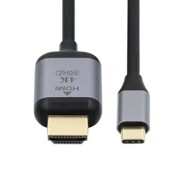 Alt view image 7 of 7 - CY USB C to HDMI Adapter 4K@60HZ for Monitor Laptop HDMI to USB C USB3.1 Type-C to HDMI Cable 1.8m