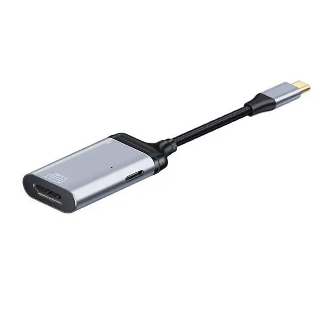 Alt view image 5 of 7 - USB C HUB,USB C to Displayport/USB C Data/PD 65W Fast Charging 3 in 1 Multiport Adapter Support Display/Data/Charging Working at The Same time