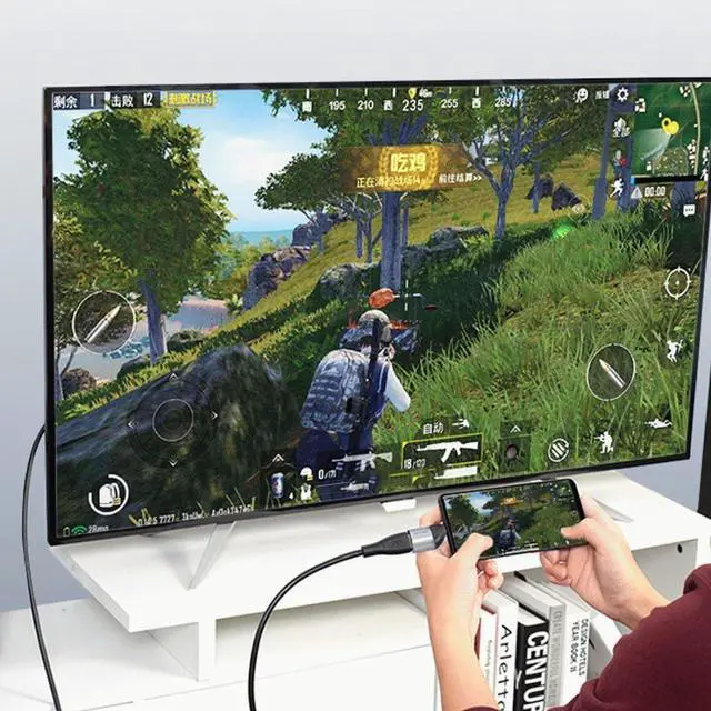 Alt view image 4 of 7 - USB C to DisplayPort Monitor Adapter Support 4K@60Hz for Tablet Phone Laptop