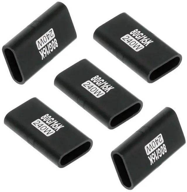 Main image of 5 Pack USB C Coupler,USB C Female to Female 16K@60Hz 80Gbps Data Transfer,PD 240W Fast Charging Extension Adapter