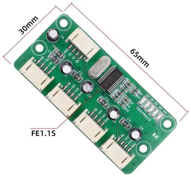 Alt view image 7 of 7 - 4 Port USB 2.0 HUB,Pitch=2.0mm 4Pin 1 to 4 Splitter Port Multiplier Expansion Adapter for Laptop/Flash Drive/Keyborad/Mouse