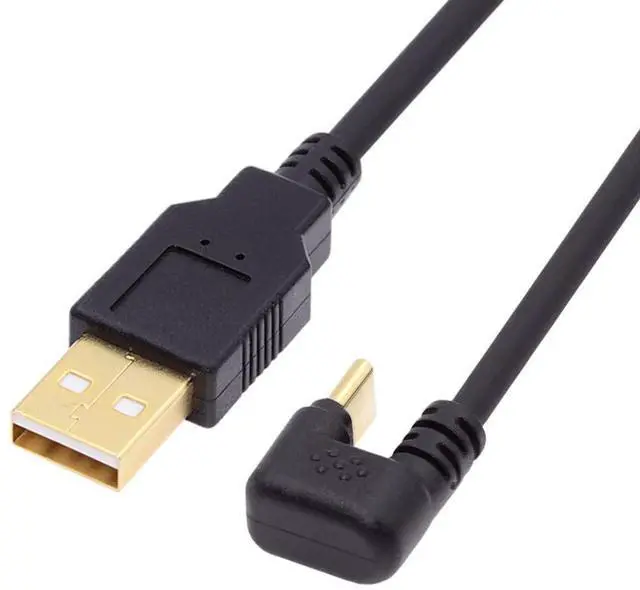 Main image of USB 2.0 to USB C U Shape Angled Power Data Extension Cable 480Mbps 1.0M