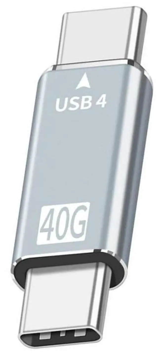 Main image of USB C Male to Male Adapter,USB4 Type C 100W Power Data 8K Video Extension Connector Adapter