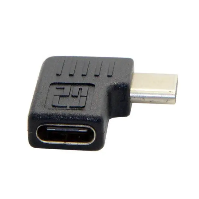 Alt view image 6 of 7 - USB C Connector,USB 3.1 Type-C Male to Female 90 Degree Left Right Angled Extension Adapter for Laptop & Tablet & Mobile Phone
