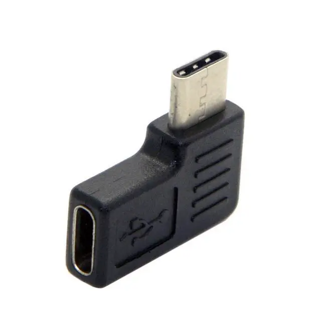 Alt view image 7 of 7 - USB C Connector,USB 3.1 Type-C Male to Female 90 Degree Left Right Angled Extension Adapter for Laptop & Tablet & Mobile Phone