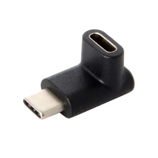 Alt view image 6 of 7 - CY USB C Connector,USB 3.1 Type-C Male to Female 90 Degree UP Down Angled Extension Adapter for Laptop & Tablet & Mobile Phone