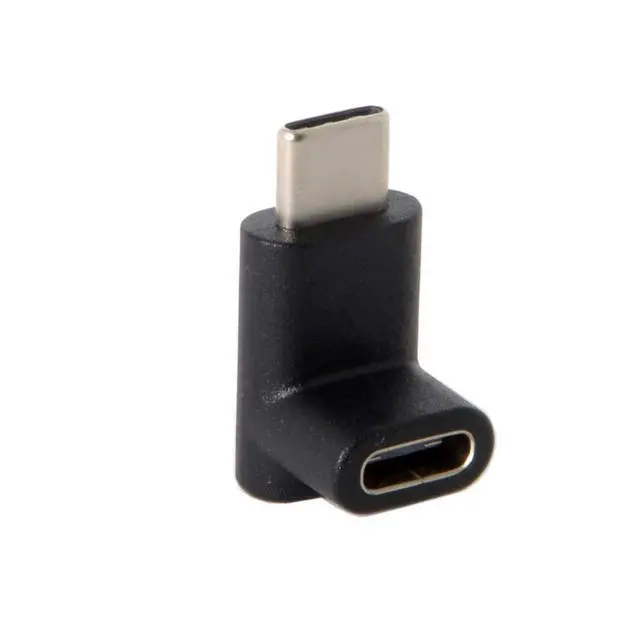 Alt view image 7 of 7 - CY USB C Connector,USB 3.1 Type-C Male to Female 90 Degree UP Down Angled Extension Adapter for Laptop & Tablet & Mobile Phone