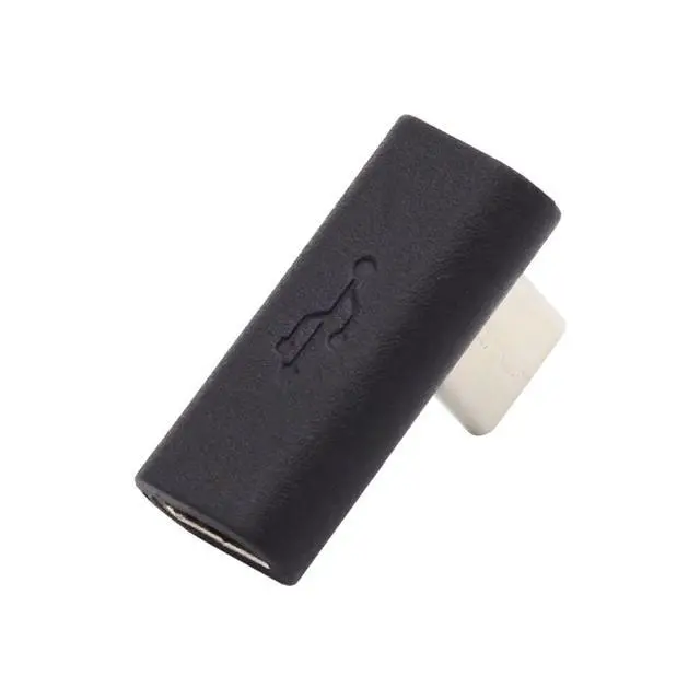 Alt view image 5 of 6 - USB 3.1 Type-C Male to Female Extension Adapter 90 Degree Angled for Laptop & Tablet & Phone