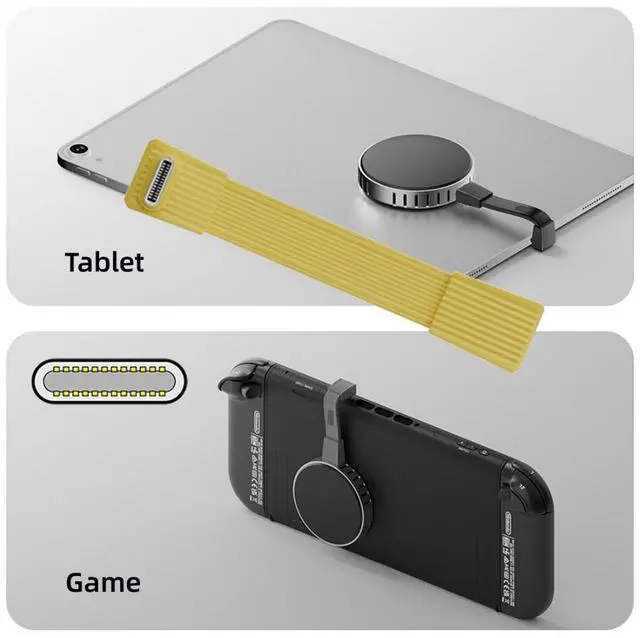 Alt view image 6 of 7 - 2 Pack USB C Short Flat Cable,USB 4.0 Type C Male to Male/Female 90 Degree Angled 8K@60Hz 80Gbps Data Transfer,PD 240W Fast Charge Data Extension Cable 2.01/2.64 Inch Yellow