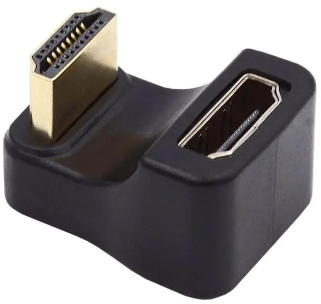 Main image of HDMI Male to HDMI Female 8K@60Hz 4K@120Hz 180 Degree UP Angled Extension Adapter Converter Connector