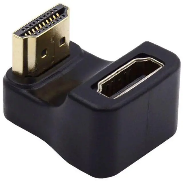 Main image of HDMI Male to HDMI Female 8K@60Hz 4K@120Hz 180 Degree Down Angled Extension Adapter Converter Connector