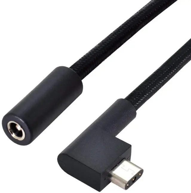 Main image of 5.5x2.5mm DC Jack Input to 3Pin Power Plug Cable Compatible for Laptop Blade Pro 17 and Blade 15 Model Support 230W/160W Charge Adapter