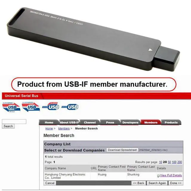 Alt view image 5 of 7 - CY USB 3.0 to NVME M-Key M.2 NGFF SSD External PCBA Conveyor Adapter with Flash Disk Enclosure (Black)