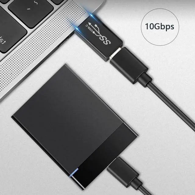 Alt view image 4 of 7 - 4 Pack USB 3.0/3.1 Connector USB 3.0 to USB C 10Gbps OTG Data Charge Converter Adapter