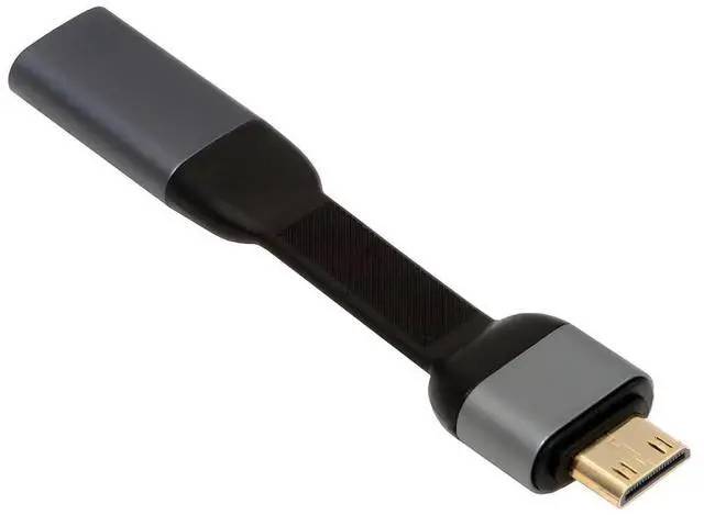 Main image of 3.46 Inch USB C to Mini HDMI Flat Short Cable,USB Type C to Mini HDMI Displays One Way Transmission 4K@60Hz High Speed for Monitor Compatible with Thunderbolt3/4 Port