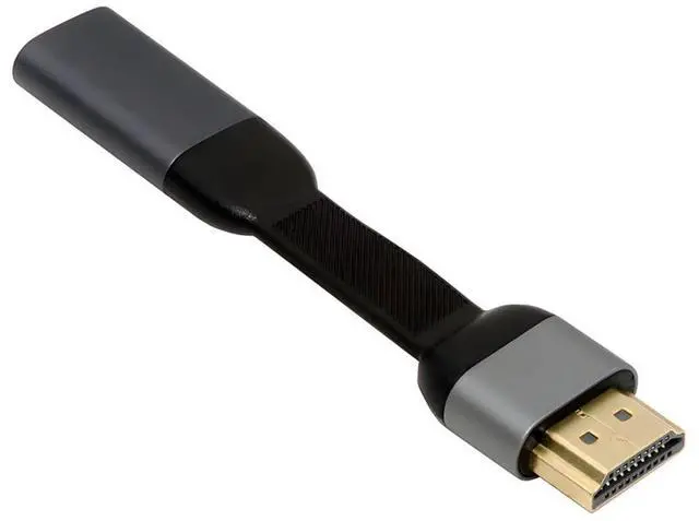 Main image of 3.46 Inch USB C to HDMI Flat Short Cable,USB Type C to HDMI Displays One Way Transmission 4K@60Hz High Speed for Monitor Compatible with Thunderbolt3/4 Port