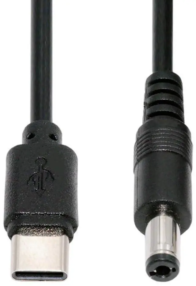 Main image of 3.28FT USB C to DC 5V 5.5x2.5mm Power Charge Cable with 5.1K Resistor for USB Fan/LED Desk/Bedside Lamp/Driving Recorder