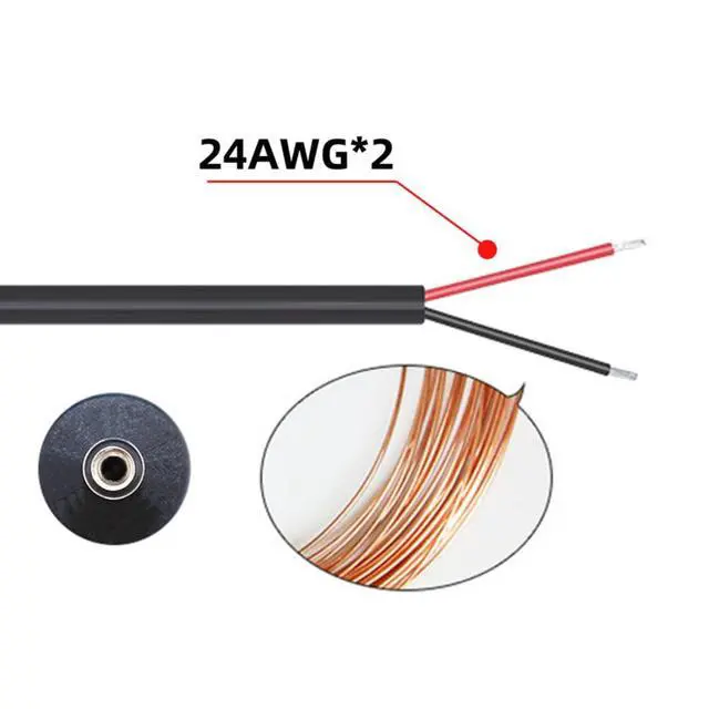 Alt view image 6 of 7 - 3.28FT USB C to DC 5V 5.5x2.5mm Power Charge Cable with 5.1K Resistor for USB Fan/LED Desk/Bedside Lamp/Driving Recorder