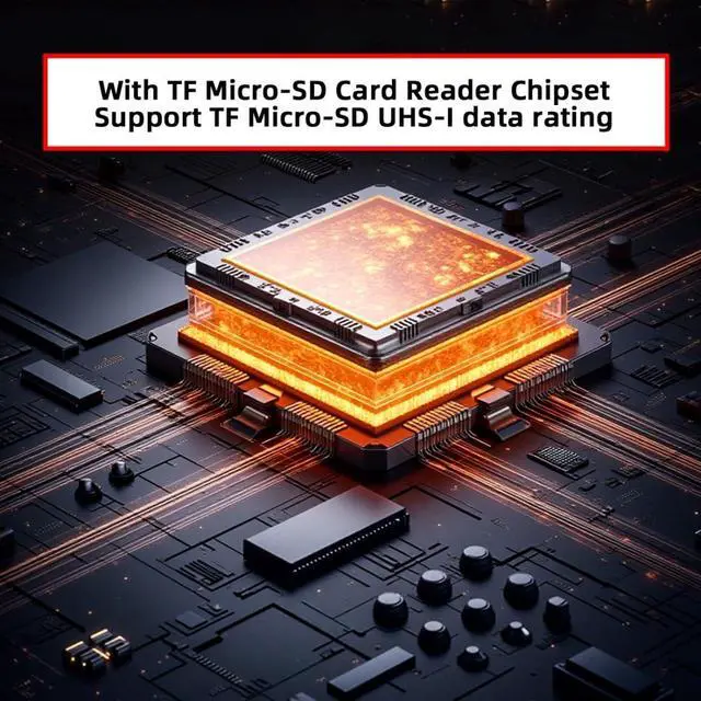 Alt view image 6 of 7 - 2 Pack USB Micro SD Card Reader, USB 2.0 Type-A/C to Micro SD Adapter for TF Micro SDHC SDXC