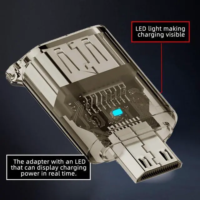 Alt view image 6 of 7 - HDMI 2.1 Adapter,Mini HDMI Male to HDMI Female Extension HDTV Adapter Support 7680 * 4320/8K@60Hz/4K@120Hz