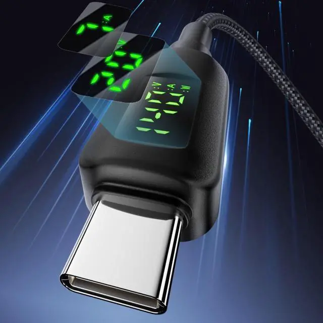 Alt view image 7 of 7 - DC Power to USB C Converter,USB C to DC 4.5x3.0MM PD 140W Fast Charging Nylon Braided Cable Compatible 5V/9V/20V