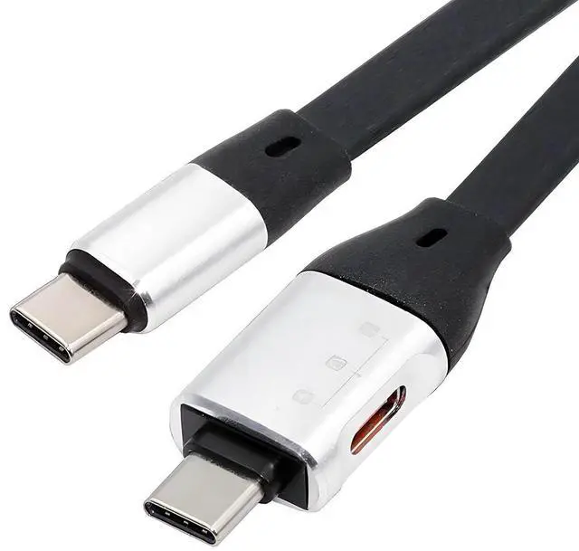 Main image of USB C 1 in 2 OTG Cable Support 10Gbps Data Transfer PD65W Fast Charging Compatible with iPhone 15/16 for Digital Headphones/Sound Card Decoder/Hard Disk