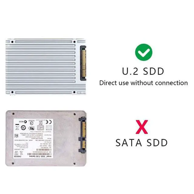 Alt view image 2 of 7 - PCIe 4.0 X4 to Slimline SAS SFF-8654 Adapter with 120mm Bracket for U.2 SFF-8639 NVME PCIe SSD