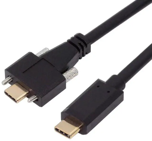 Main image of USB C to C Cable,USB C Male to Male Fast Charging Data Transfer Extension Cable with Dual Screws
