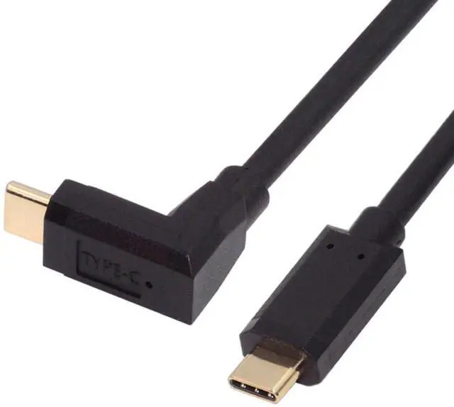 Main image of USB C to C Cable,USB C Male to Male Fast Charging Data Transfer 90 Degree Angled Extension Cable