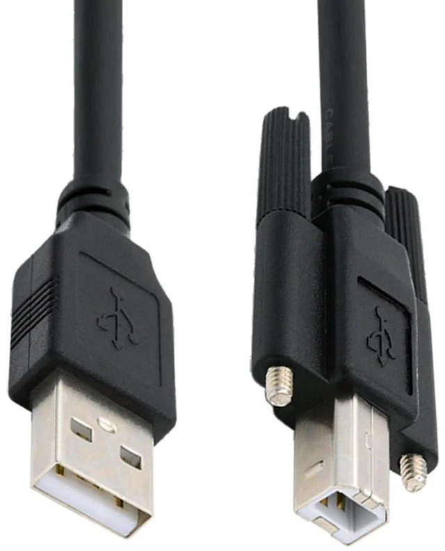 Main image of USB 2.0 Type-A to USB 2.0 Type-B Cable 480 Mbps Transfer Speed for Industrial Camera/Printer/Scanner 4.92FT