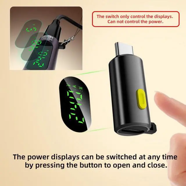 Alt view image 5 of 7 - USB C Digital Display Expansion Adapter Support PD 240W/80Gbps/8K@60Hz Video/OTG with Digital Switch Button