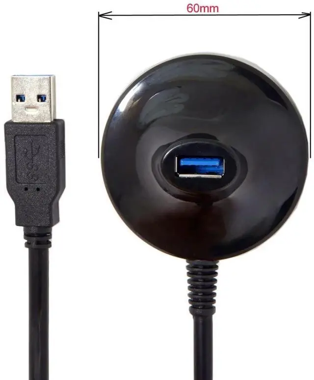 Alt view image 3 of 7 - CY USB 3.0 Cable,USB 3.0 Type A Male to Female Desktop Extension Dock Station Docking Cable 0.8m