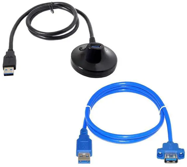 Main image of USB 3.0 Cable,USB 3.0 Type A Male to Female Desktop Extension Dock Station Docking Cable 0.8m