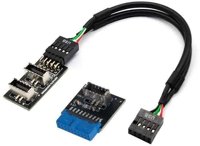 Main image of USB 3.1 Front Panel Socket Type-E to USB 3.0 20Pin Header Male Extension Adapter for Motherboard