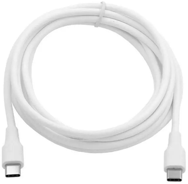 Main image of USB C Cable,USB C Type C Male to Male USB 2.0 Version Data Cable Support PD 65W for Laptop & Phone White 2.0M