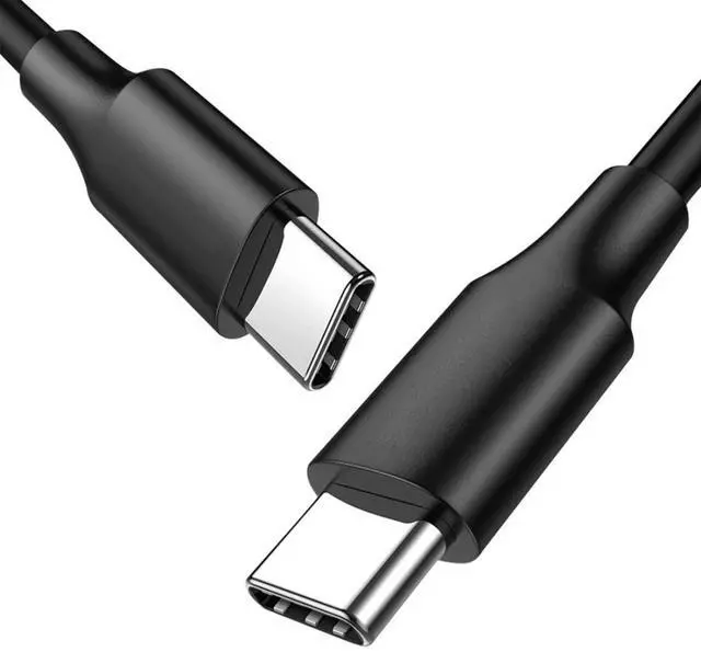 Main image of Type-C USB C Cable,USB C Type C Male to Male USB 2.0 Version Data Cable Support PD 65W for Laptop & Phone Black 1.0M
