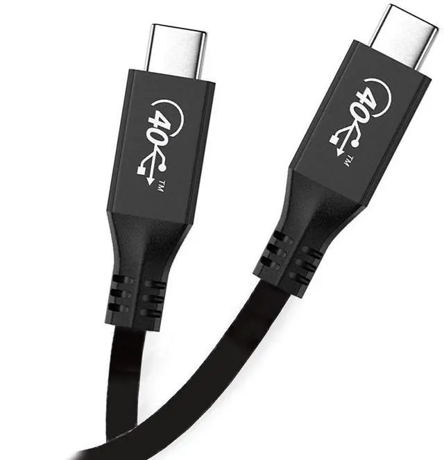 Main image of CY USB-IF Certified USB4 USB4.0 USB-C Type-C Male to USB-C Type-C Male USB4 Cable 40Gbps with 100W Charging 0.8M