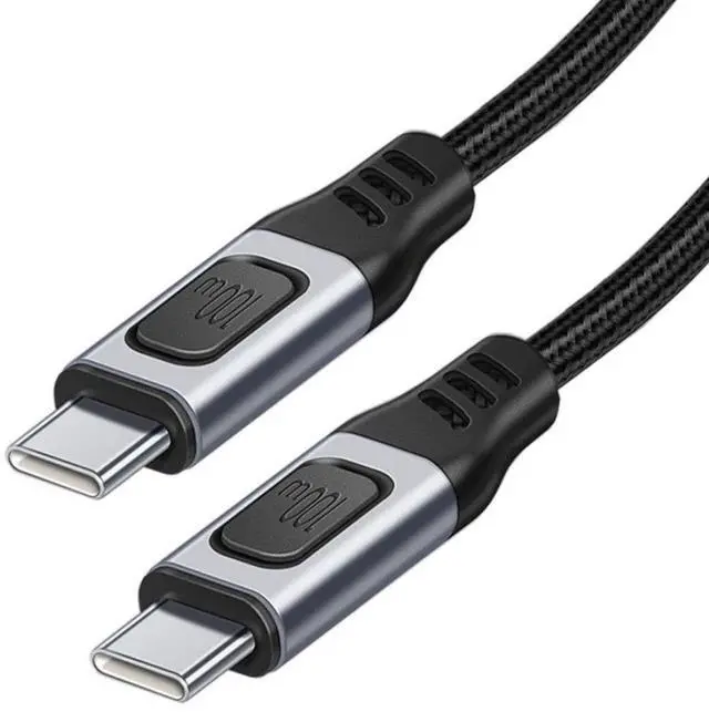 Main image of USB-C Type-C Male to USB-C Male USB 2.0 Version Data Cable Support E-Marker PD 100W for Laptop & Phone 2.0M