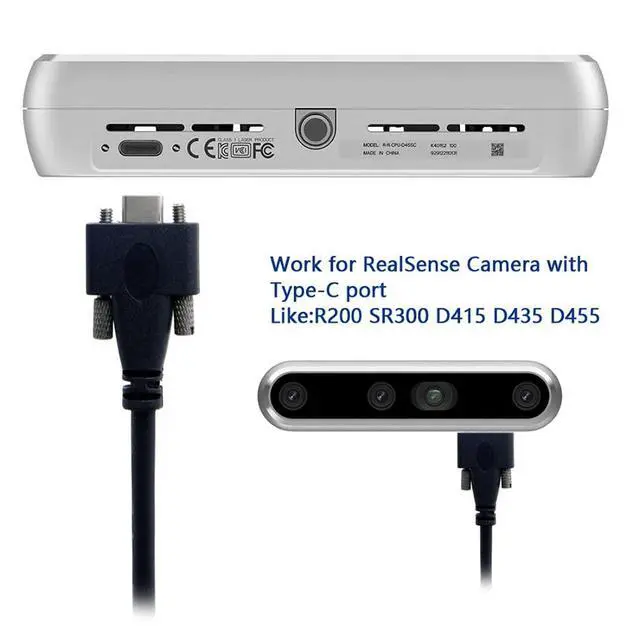Alt view image 2 of 7 - Type-C USB 3.1 USB-C Male to Male Type-C USB 3.1 USB-C with M2 Screws Locking Panel Mount Type 10Gbps Data Cable 2.0M
