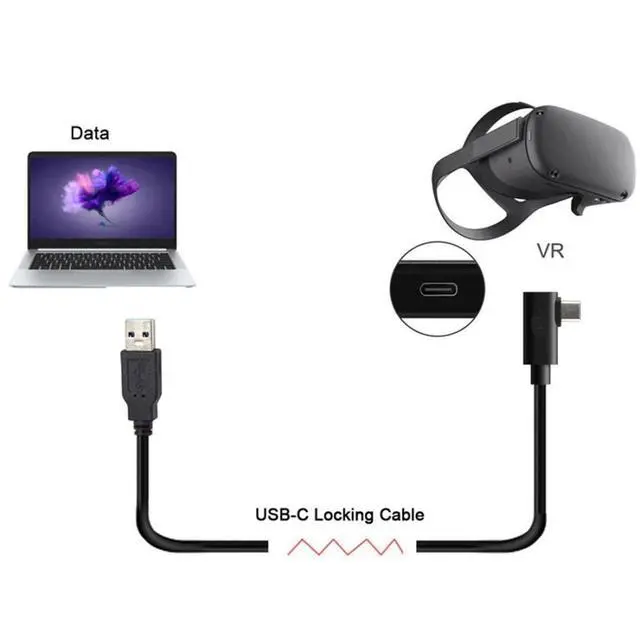 Alt view image 2 of 7 - USB 3.0 to USB C 90 Degree Angled Data Transfer Extension Cable 5Gbps DC 5V 3A 5.0M
