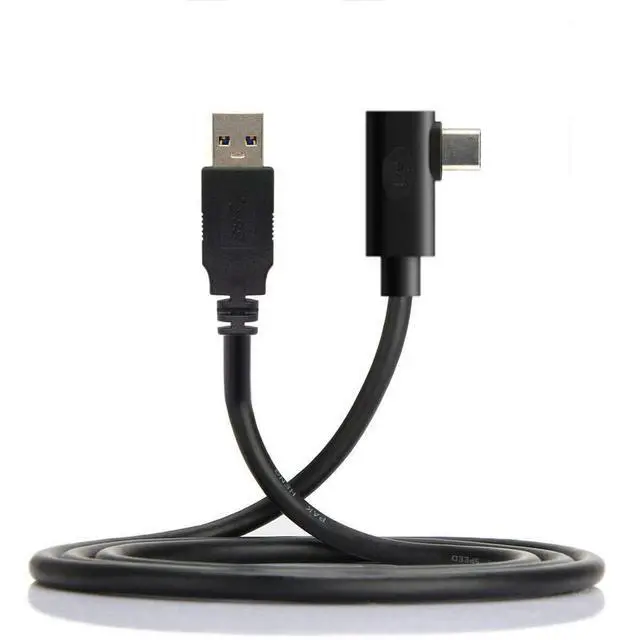 Alt view image 6 of 7 - USB 3.0 to USB C 90 Degree Angled Data Transfer Extension Cable 5Gbps DC 5V 3A 5.0M
