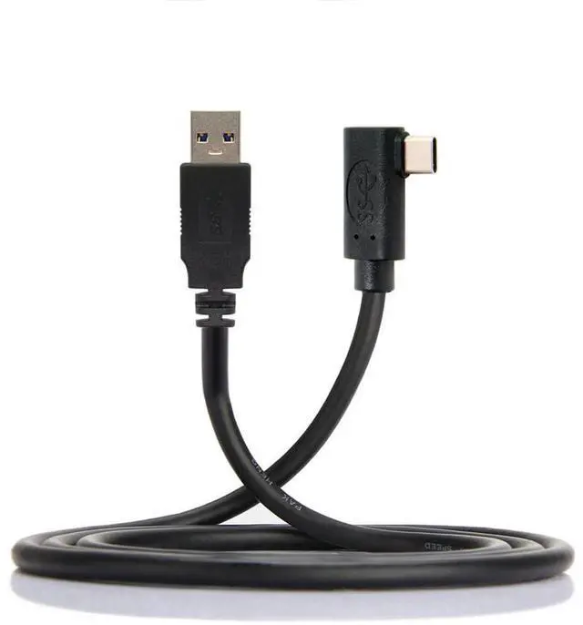 Main image of CY Fit for Quest Link VR USB 3.1 Type-C Left Right Angled Type to Standard USB3.0 Data Cable 1.2M