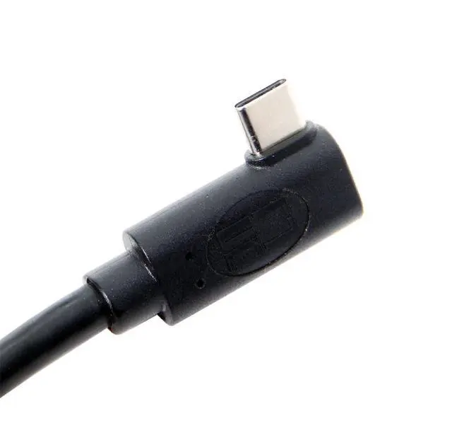Alt view image 5 of 7 - CY Fit for Quest Link VR USB 3.1 Type-C Left Right Angled Type to Standard USB3.0 Data Cable 1.2M