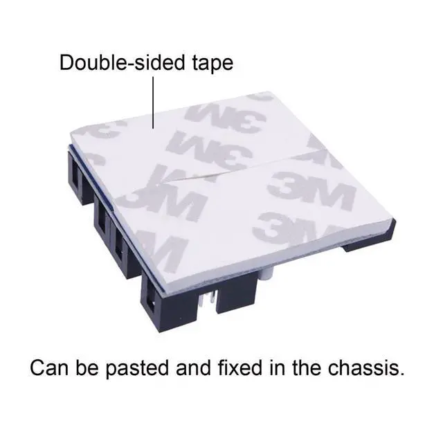 Alt view image 5 of 7 - USB 2.0 Front Panel Header 9Pin/10Pin 1 to 4 HUB 9Pin/10Pin Mainboard Header Extension Adapter Splitter Cable