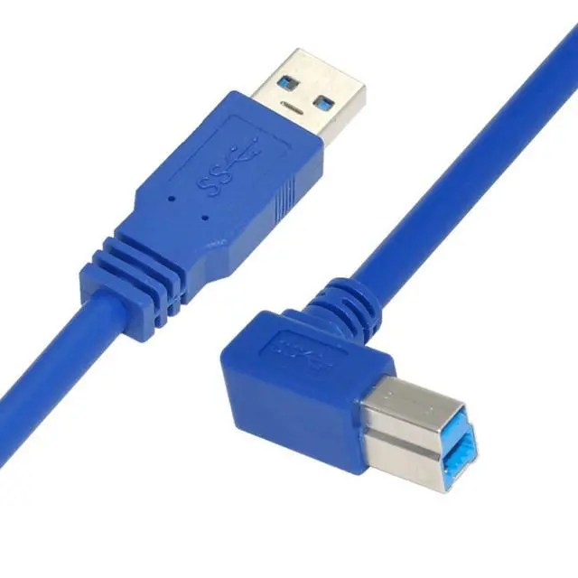 Alt view image 4 of 7 - Printer Cable,USB 3.0 Type A Male to USB 3.0 Type B Male Extension Cable for Printer, Hard Disk 1.0M